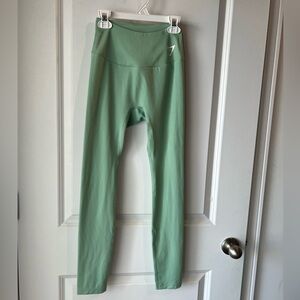 Gym Shark Green Leggings. XS
